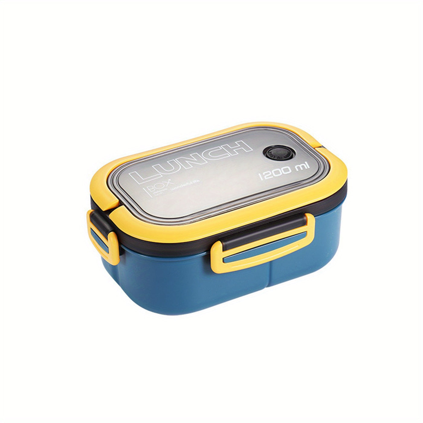 Microwave Safe Bento Box with Spoon and Fork, Leak-Proof, High Capacity