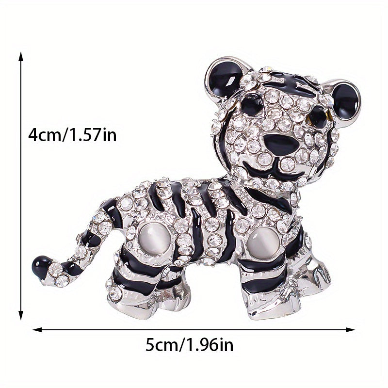 Ayollar uchun sharf, kurtka, kuz va qish uchun rhinestones kristalli alyuminiy pin bilan bo'rdoq brosh