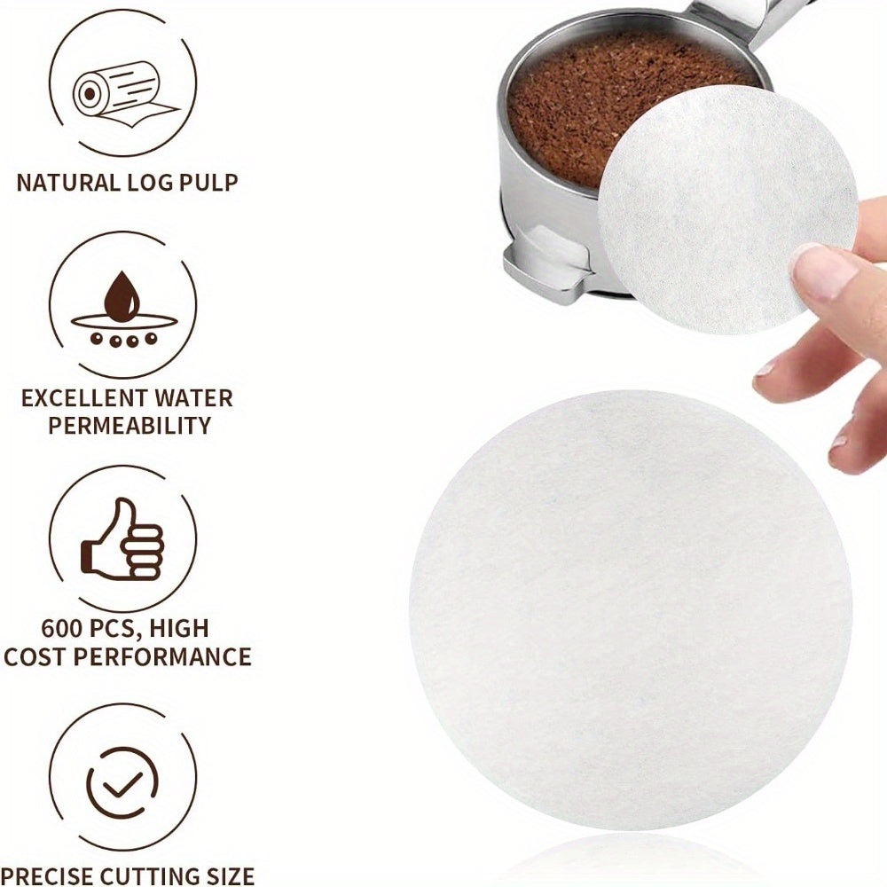 Unisex Espresso Filter Pucks Unbleached 51mm 54mm 56mm 58mm