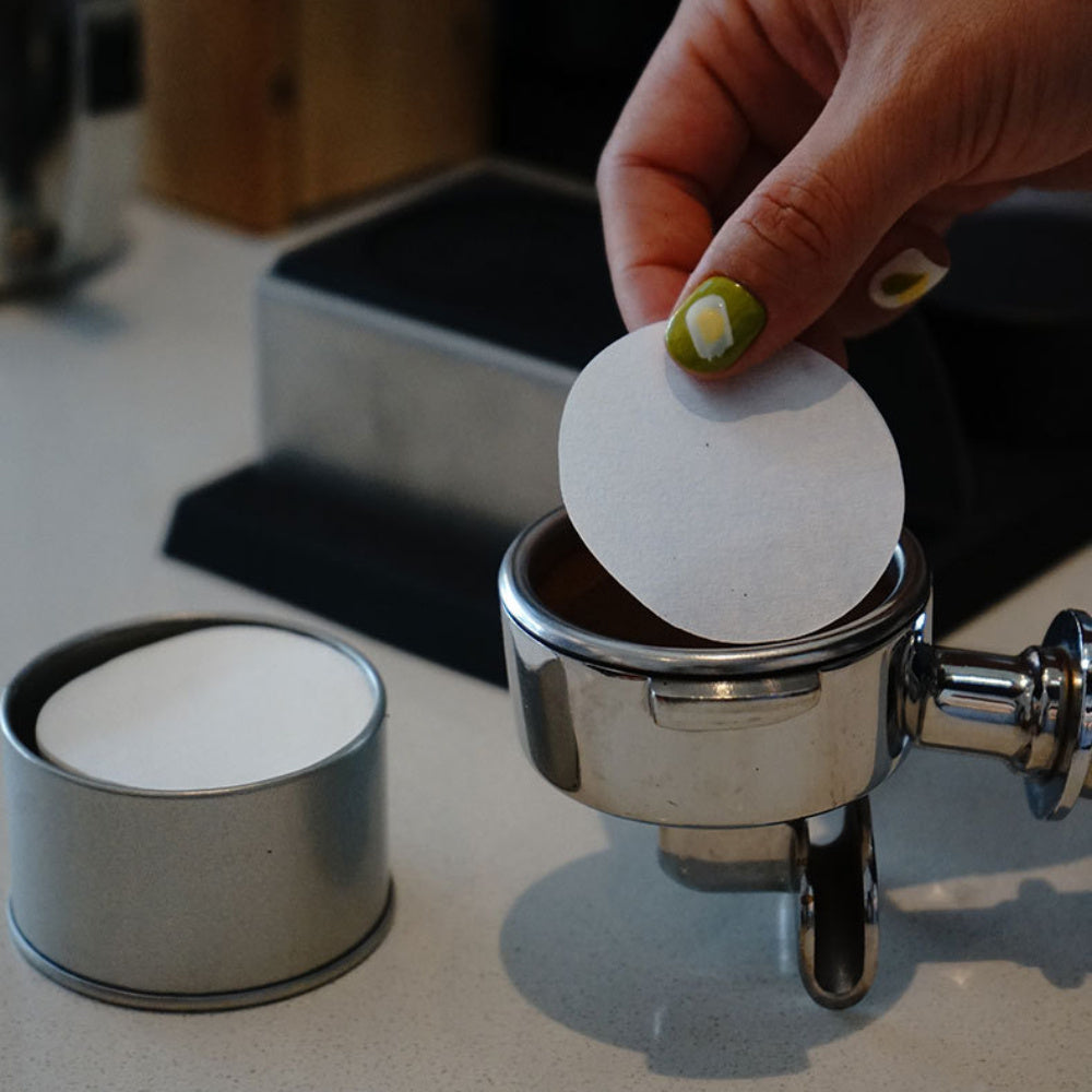 Unisex Espresso Filter Pucks Unbleached 51mm 54mm 56mm 58mm