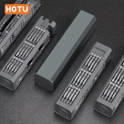 Juego de destornilladores de precisión 44-en-1 con puntas Torx magnéticas, cabezas de acero al carbono, mango desmontable