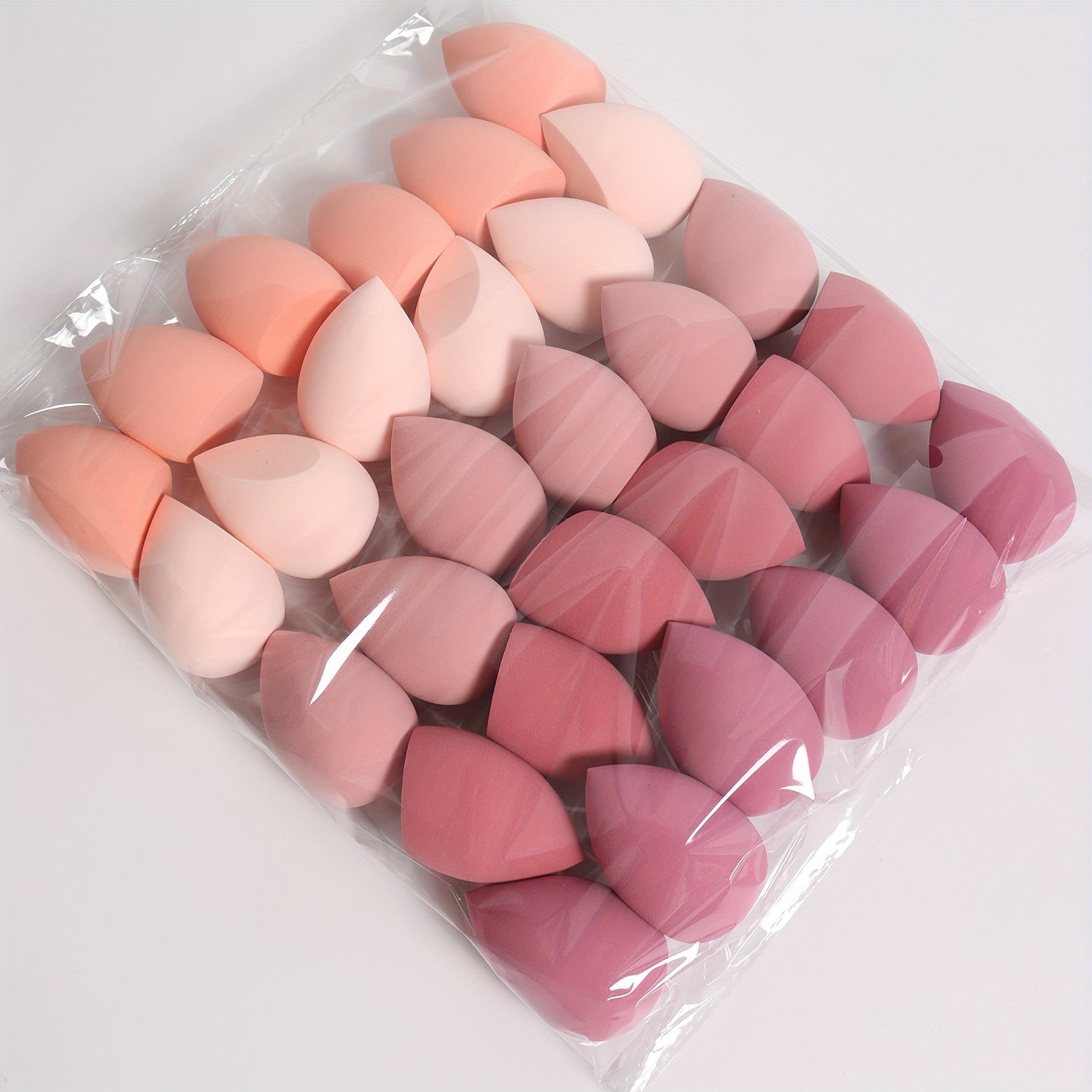 7pcs/18pcs Makeup Sponge Set Multi-Color Latex-Free Beauty Blenders for Liquid and Powder