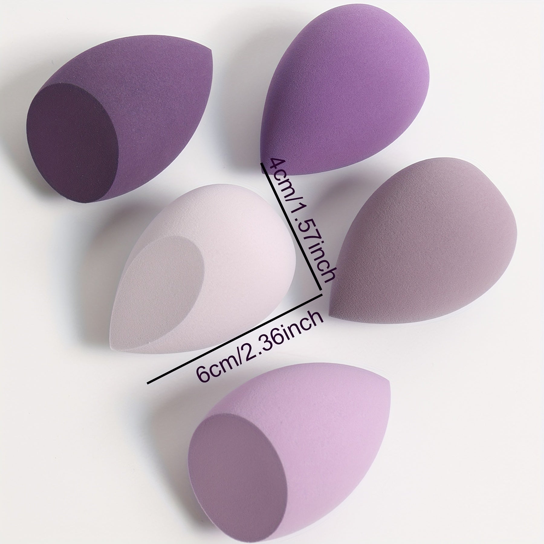 7pcs/18pcs Makeup Sponge Set Multi-Color Latex-Free Beauty Blenders for Liquid and Powder