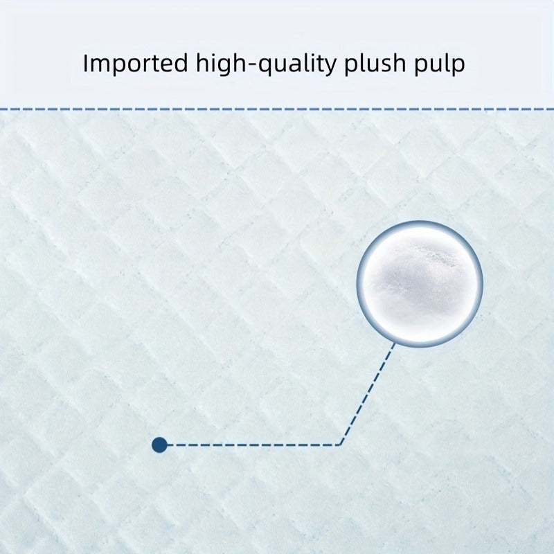 10pcs Leak-Proof Pet Pee Pads for Dogs Cats Small Animals Non-Woven Fabric Cotton Pulp