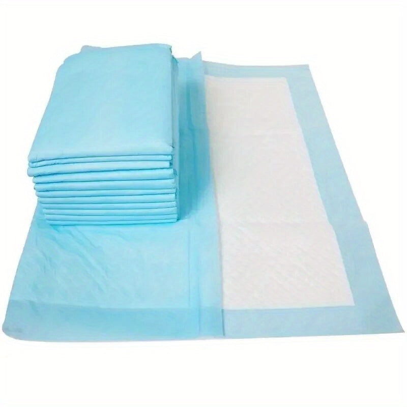 10pcs Leak-Proof Pet Pee Pads for Dogs Cats Small Animals Non-Woven Fabric Cotton Pulp