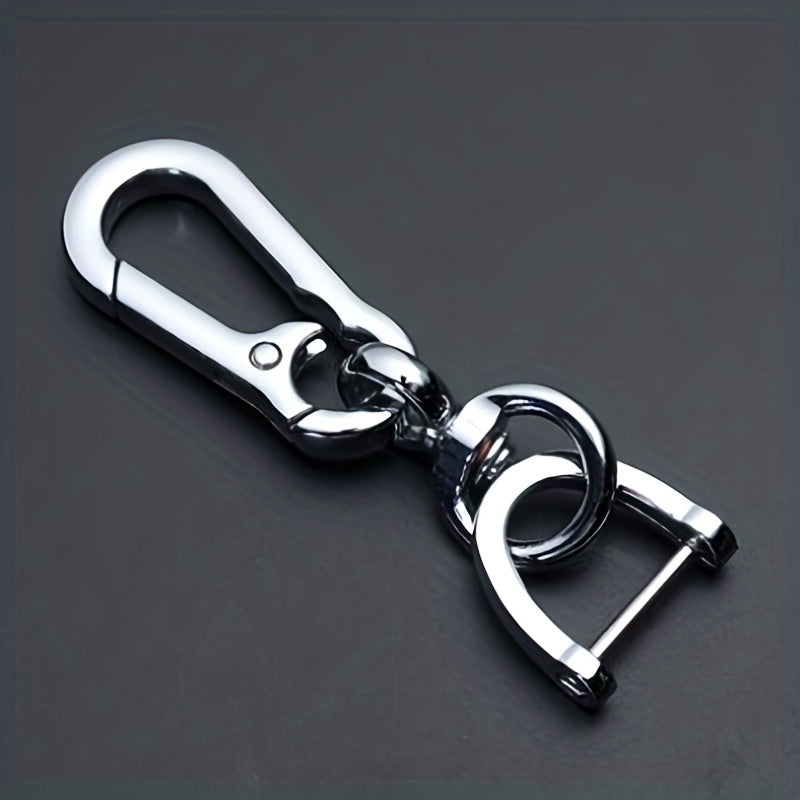 Car Keychain Aluminum Alloy Anti-Lost Phone Number Tag Braided Rope Detachable Clip