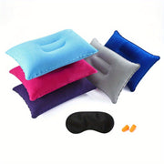 Lightweight Plush Nylon Travel Pillow Set for Neck Support and Comfort