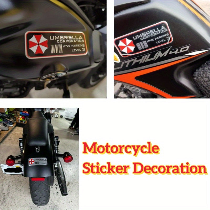 Ob-havo sharoitlariga chidamli alyuminiy decal stikerlar off-road mototsikl va avtomobil ixlosmandlari uchun