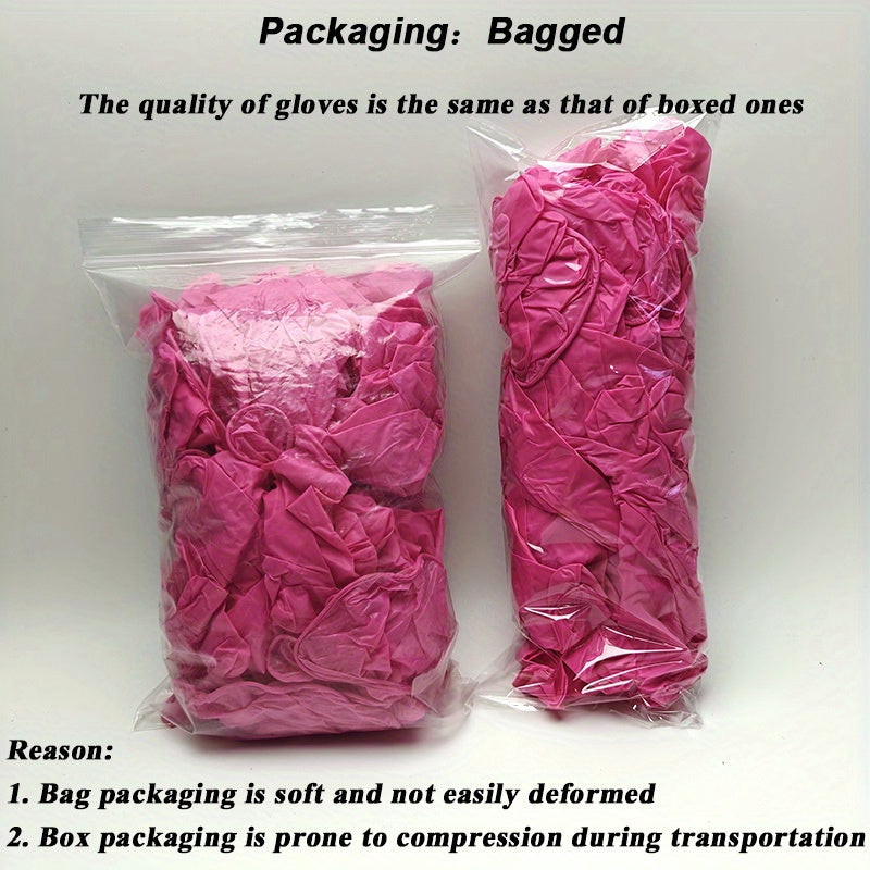 Pink Disposable Gloves Set 20 80 150 Pieces for Tattooing Manicures Kitchen