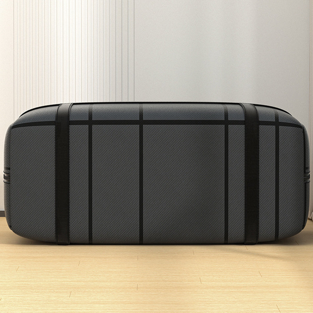 Waterproof Storage Bag with Checkered Design and Handles for Travel and Home Organization