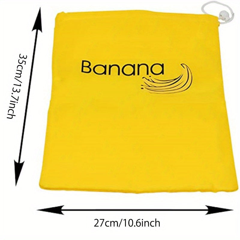 Reusable EcoLife Banana Keeper Storage Bag Non-Toxic Washable Fruit Ripening Inhibitor Lightweight Kitchen Organizer