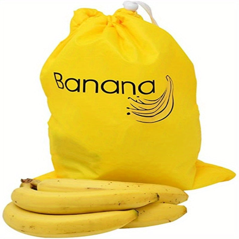 Reusable EcoLife Banana Keeper Storage Bag Non-Toxic Washable Fruit Ripening Inhibitor Lightweight Kitchen Organizer