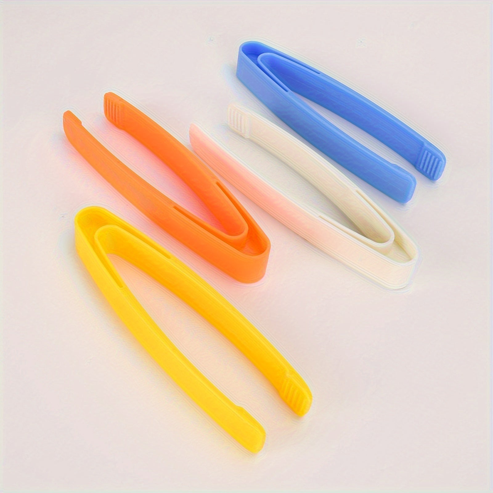 Juego de 4 pinzas de plástico conjunto de pinzas no eléctricas duraderas herramienta educativa de aprendizaje