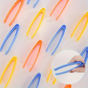 Juego de 4 pinzas de plástico conjunto de pinzas no eléctricas duraderas herramienta educativa de aprendizaje