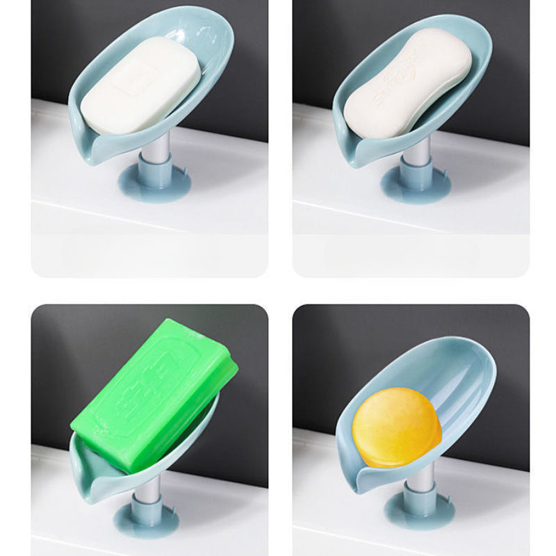 Suv o'tkazmaydigan qopqoq bilan devorga o'rnatiladigan sabun idishi, burg'ulash talab qilinmaydi. Oval plastik ushlagich, suyuqlikni oqizish uchun.