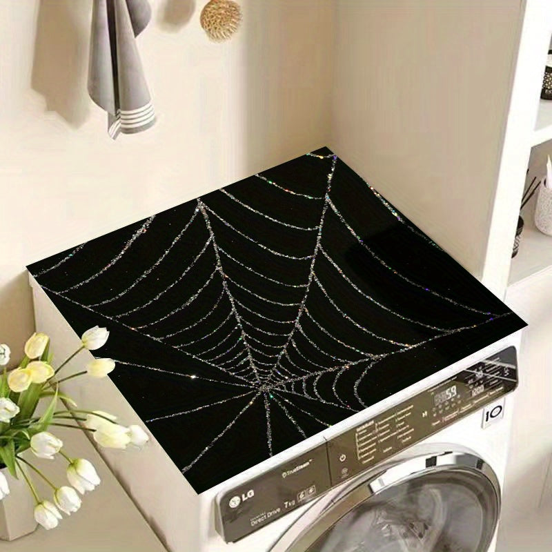 Cubierta de polvo para lavandería de Halloween, tapete superior absorbente para lavadora