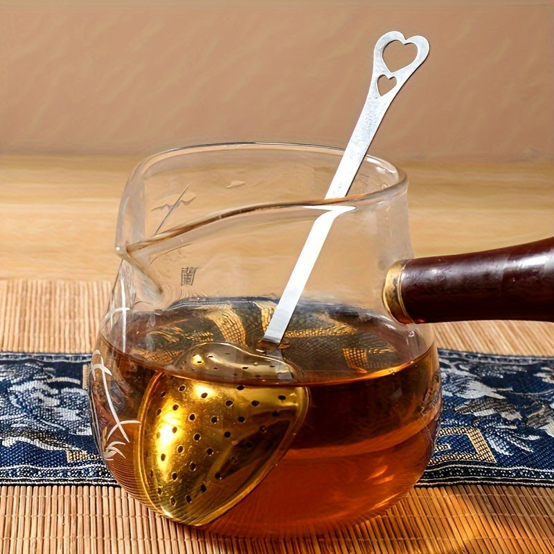 Heart-Shaped Tea Spoon Filter 1/4/8pcs Small Kitchen Tool Food Safe