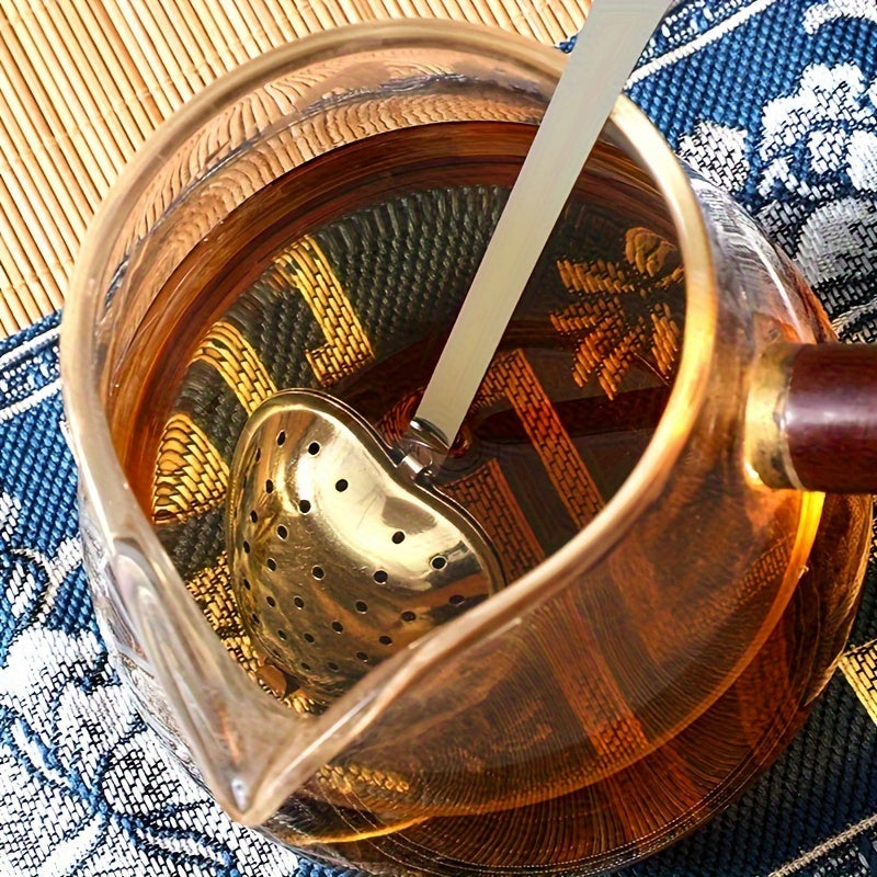 Heart-Shaped Tea Spoon Filter 1/4/8pcs Small Kitchen Tool Food Safe