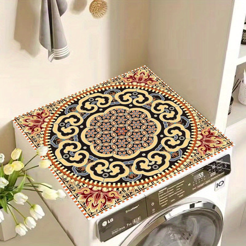 Modern Washing Machine Dust Cover Quick-Dry Absorbent Protective Pad