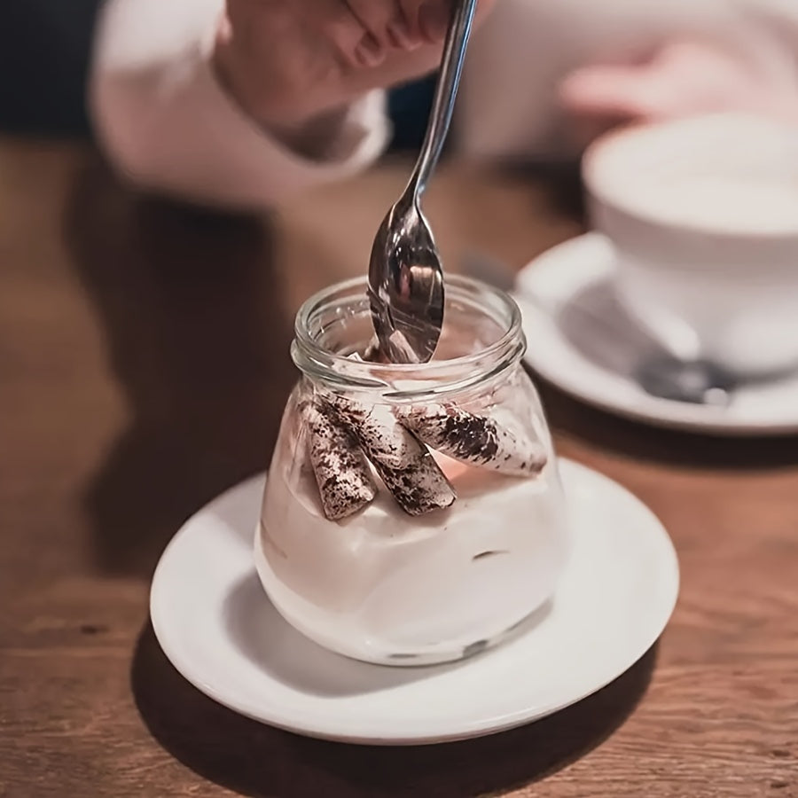 O'ymakor zanglamas po'lat qoshiq - Qahva, choy, shirinliklar va maxsus tadbirlarda sovg'a berish uchun ideal.