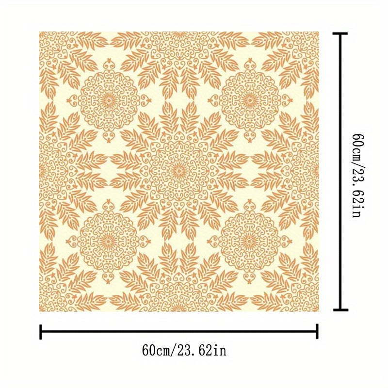 Zamonaviy Gullar Printi Yuvish va Quruq Qopqoq - Tez Quriydigan, Singdiruvchi Himoya Yuvish Qurilmalari Uchun - Nafis Dizayn, Oson Parvarishlash, Oshxona yoki Yuvish Xonasi Dekorasi Uchun Mukammal