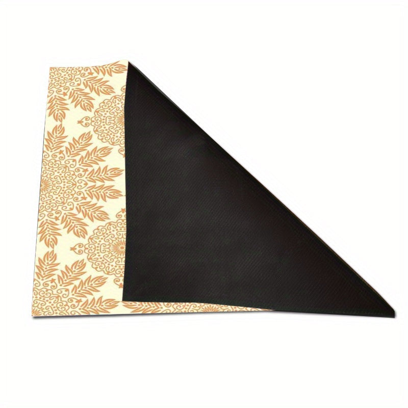 Funda para lavadora y secadora con estampado floral, de secado rápido, absorbente y fácil de mantener