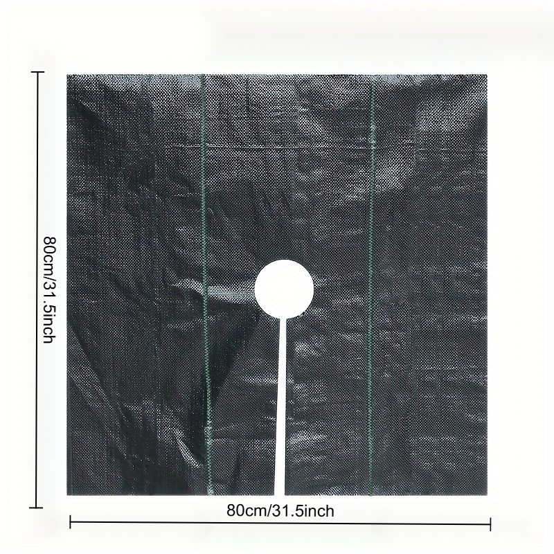 10pcs Breathable Water-Permeable Garden Fabric with Flower Cutouts for Lawn and Orchard Protection