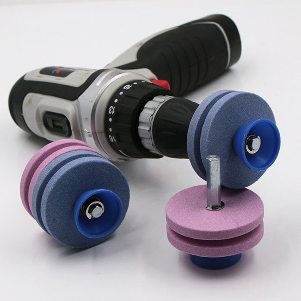 Lawn Mower Blade Sharpener with Corundum Abrasive Material