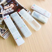Silicone Remote Control Case Waterproof Dustproof with Stretchable Transparent Screen Protector for Home Appliances