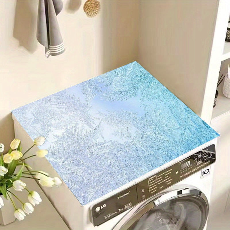 Modern Absorbent Washing Machine Dryer Protective Mat Quick-Drying Laundry Room Decor