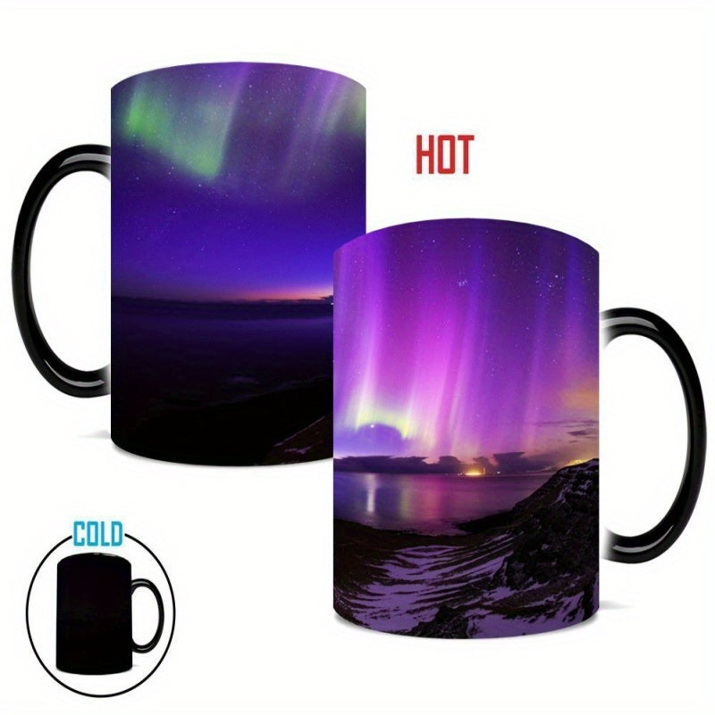 Color Changing Ceramic Coffee Mug for Hot Beverages Valentine's Day Gift Heat Sensitive Home Office