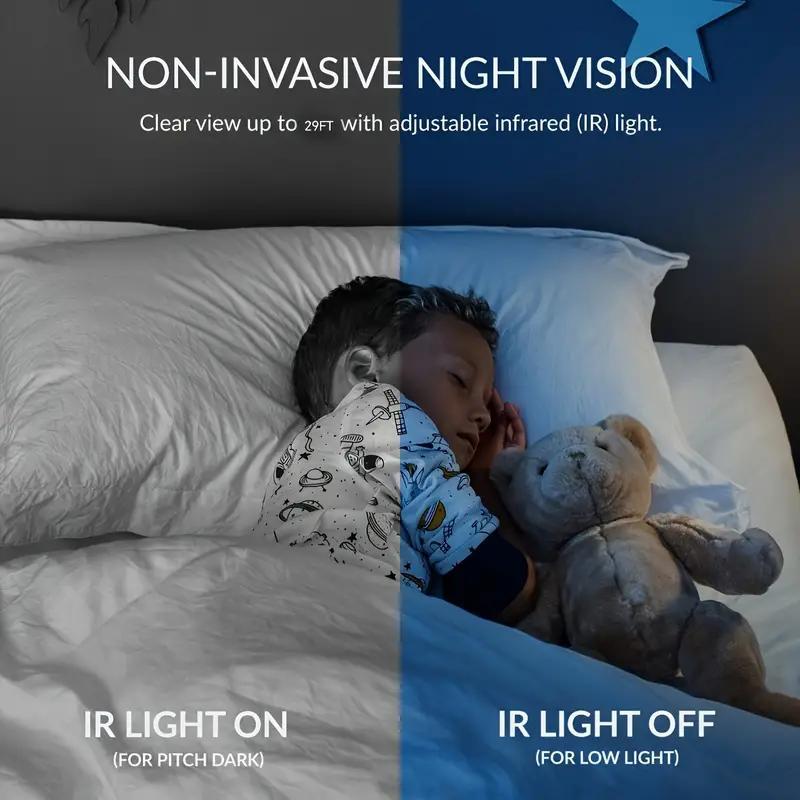 Wireless 1080P Smart Camera with Night Vision Motion Detection Two-Way Audio Pet Monitoring