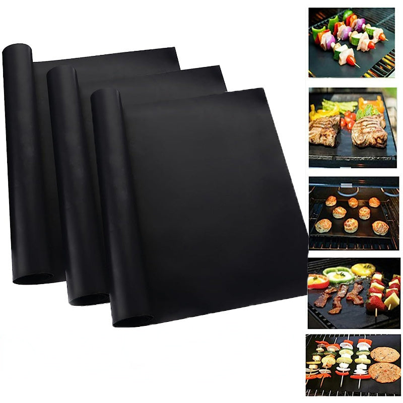 Set of 3 Non-Stick Oven Liners Reusable Heat-Resistant for Electric Gas Ovens