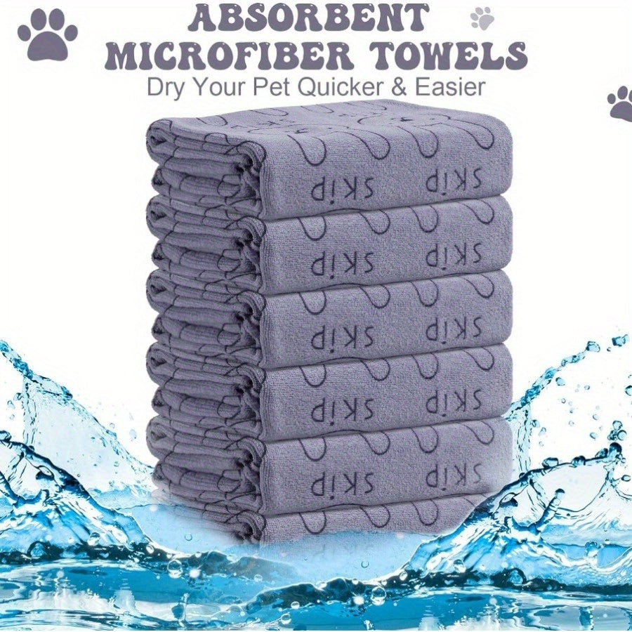 2 Pack Microfiber Dog Towels Absorbent Durable for Small to Large Breeds