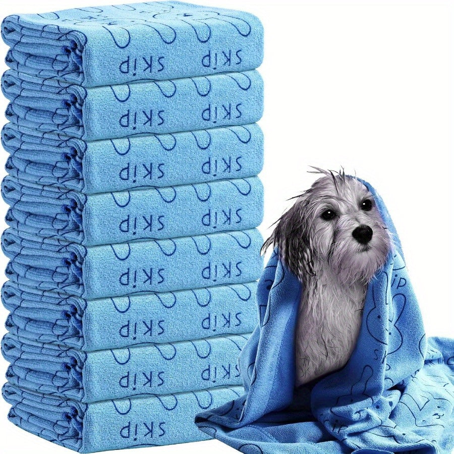2 Pack Microfiber Dog Towels Absorbent Durable for Small to Large Breeds