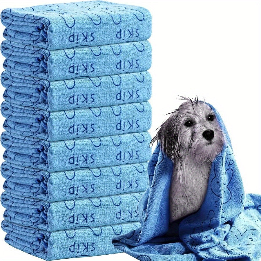 2 Pack Microfiber Dog Towels Absorbent Durable for Small to Large Breeds
