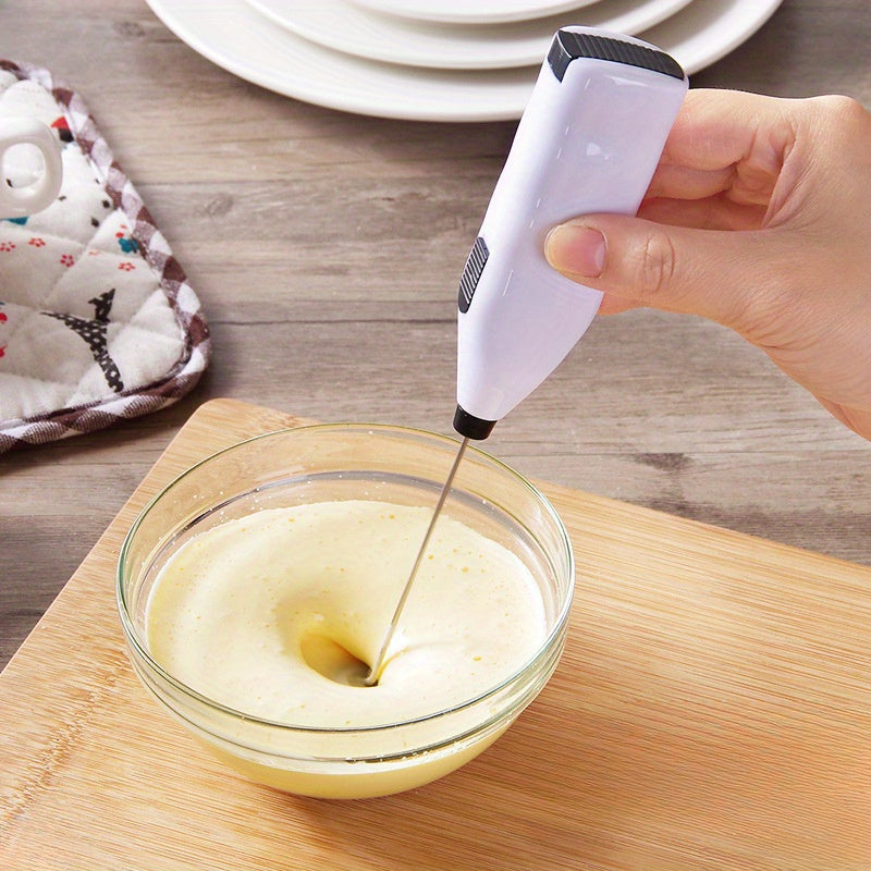 Handheld Milk Frother Electric Whisk for Lattes and Matcha Compact and Battery-Powered