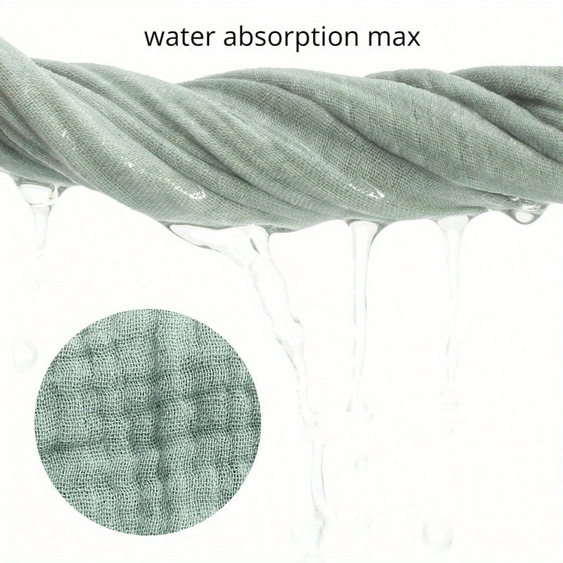 Space-Themed 5-Piece Absorbent Washcloth Set for Bathroom and Home Use