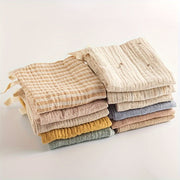 Space-Themed 5-Piece Absorbent Washcloth Set for Bathroom and Home Use