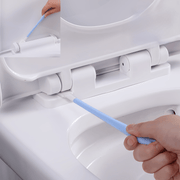 10-Pack Plastic Toilet Cleaning Brushes Disposable Long Handle Deep Gap and Tight Space Cleaner