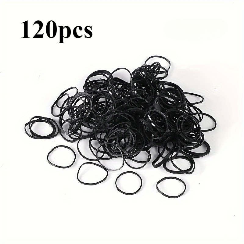 Mini Hair Ties Set for Women and Girls Elastic Rubber Bands Solid Colors 120/200/900pcs