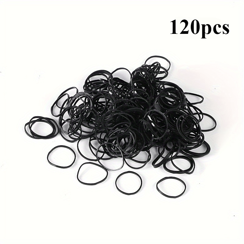 Mini Hair Ties Set for Women and Girls Elastic Rubber Bands Solid Colors 120/200/900pcs