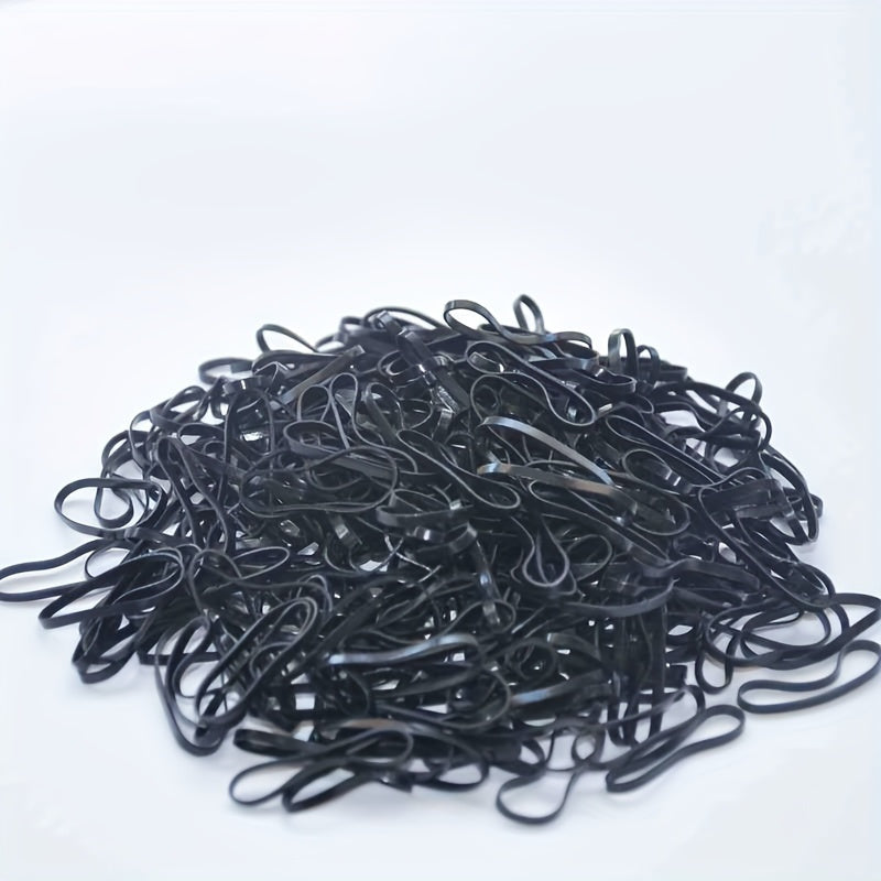 Mini Hair Ties Set for Women and Girls Elastic Rubber Bands Solid Colors 120/200/900pcs