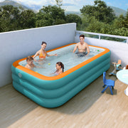 Inflatable Pool with Ocean Balls for Family Home Use