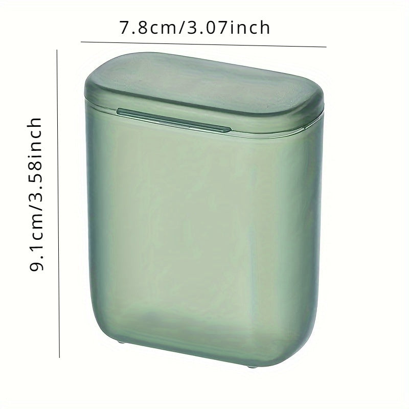 Frosted Plastic Lipstick Organizer Set with Multiple Compartments for Makeup Storage