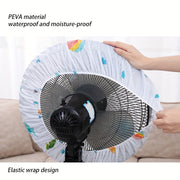Universal Polyester Fan Dust Cover Moisture-Proof Washable Fits Stand and Wall Fans