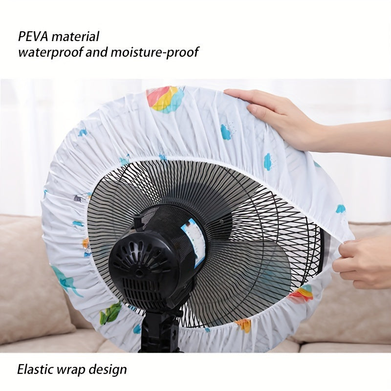 Universal Polyester Fan Dust Cover Moisture-Proof Washable Fits Stand and Wall Fans