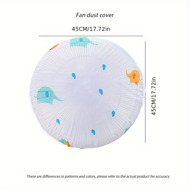 Universal Polyester Fan Dust Cover Moisture-Proof Washable Fits Stand and Wall Fans