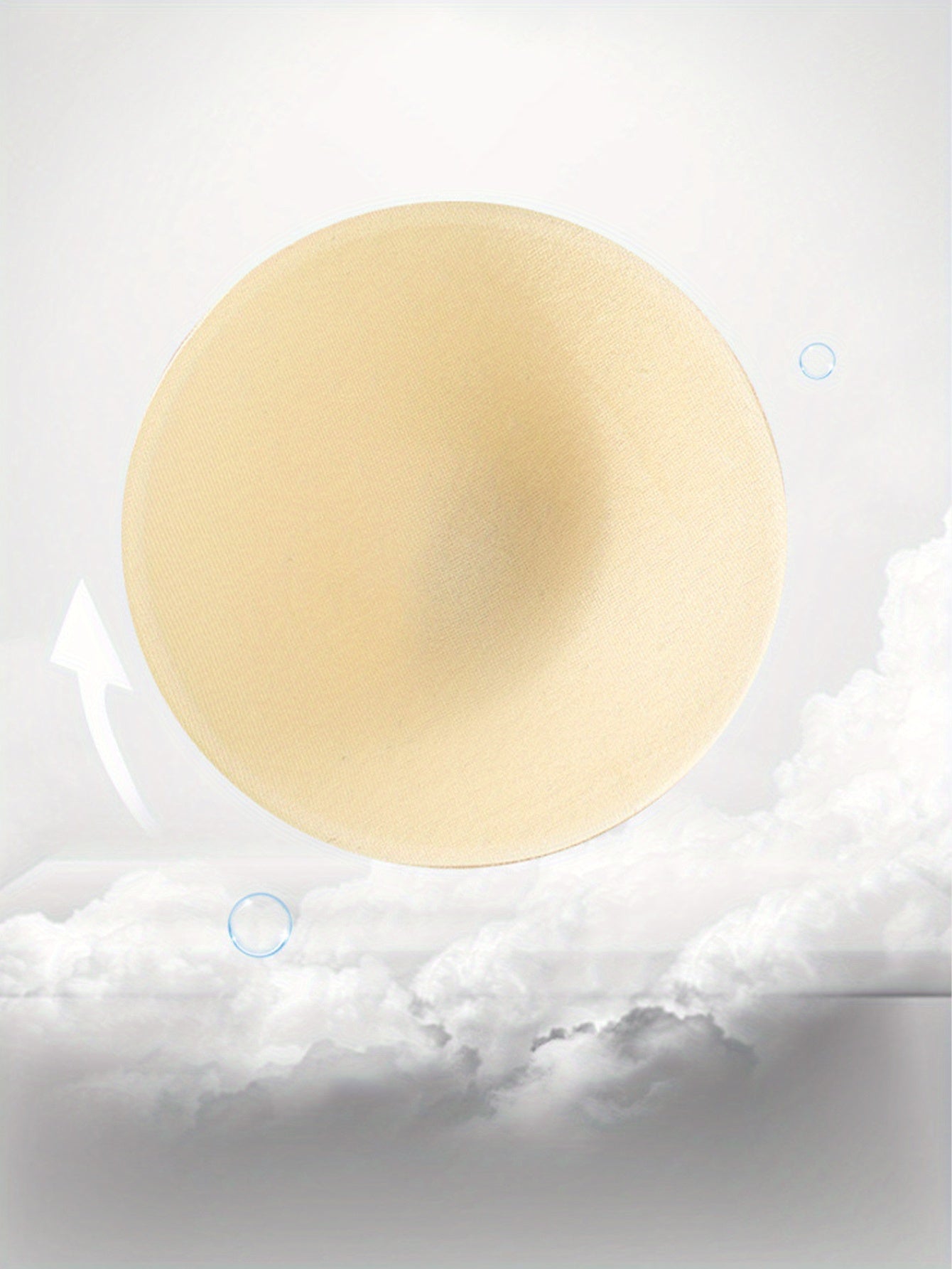 Women's Beige Floral Lace Wireless Bra with Removable Pads and Adjustable Straps