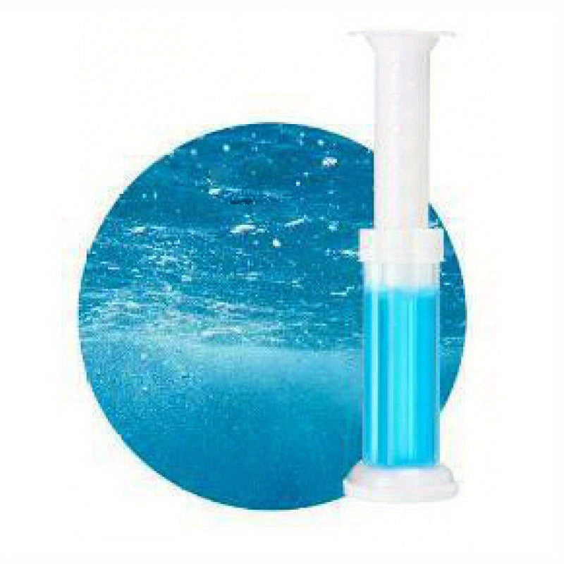 Scented Toilet Gel Stamp Kit with Air Freshener Flowers for Bathroom Use